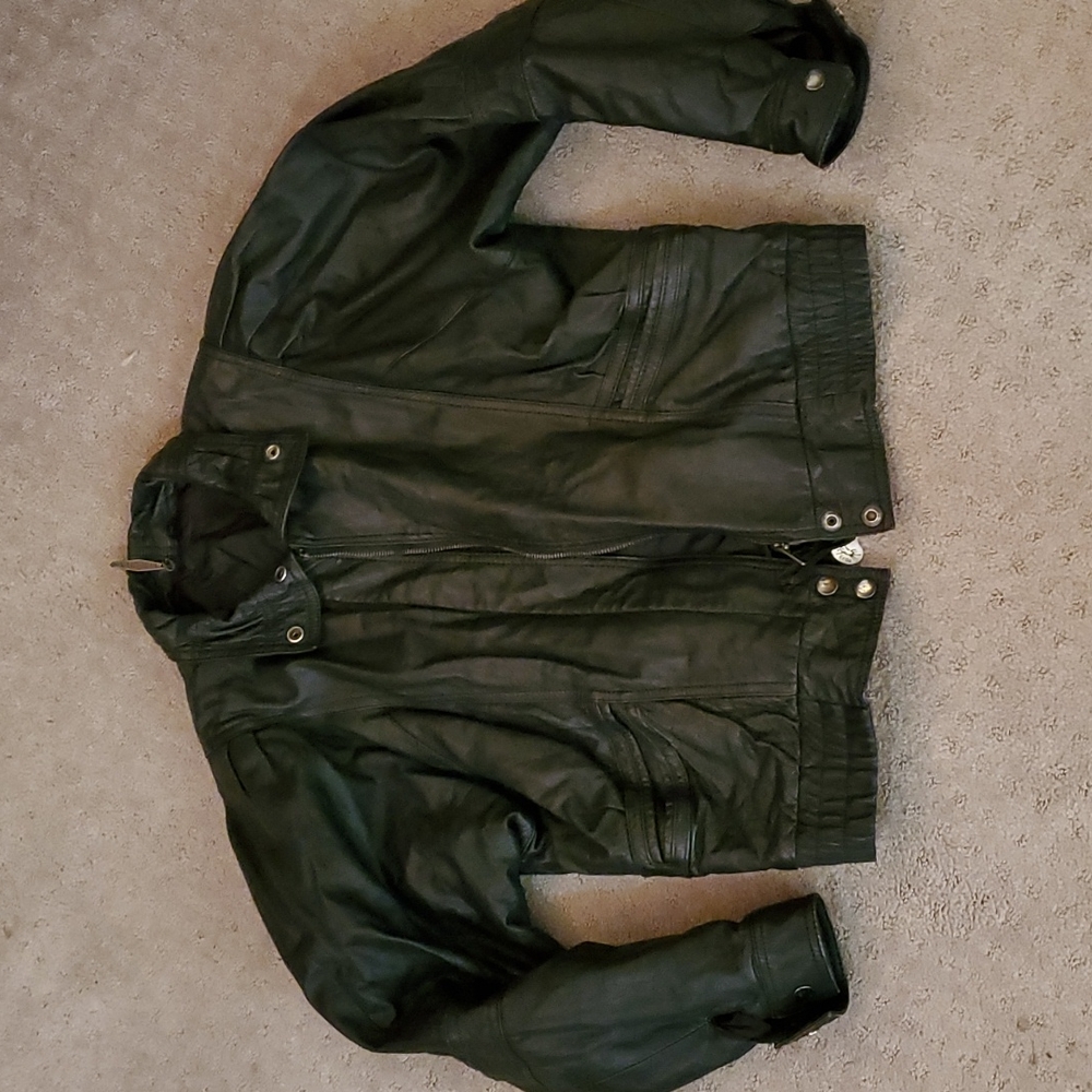 Leather jacket